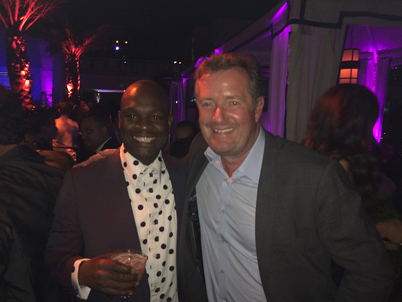 Joseph Hobbs and Piers Morgan