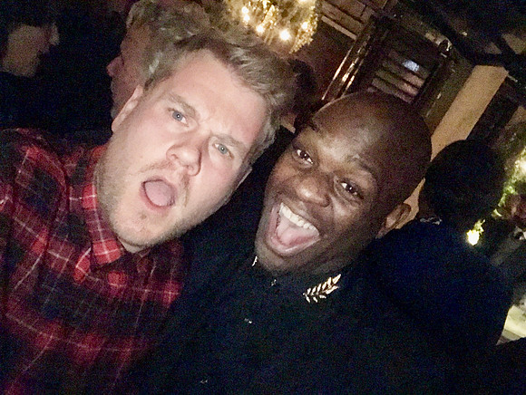 Joseph Hobbs and James Corden