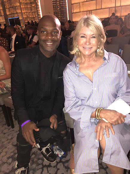 Joseph Hobbs and Martha Stewart