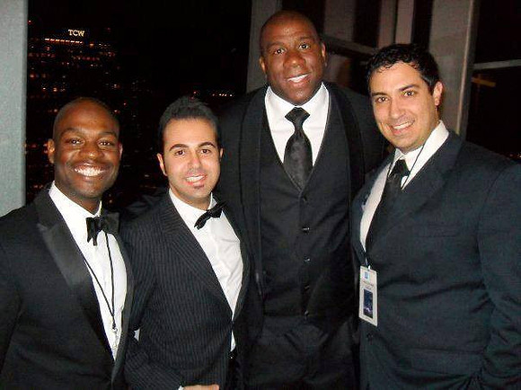Joseph Hobbs and Magic Johnson