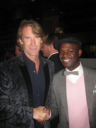 Joseph Hobbs and Michael Bay