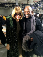 Joseph Hobbs and Anna Wintour