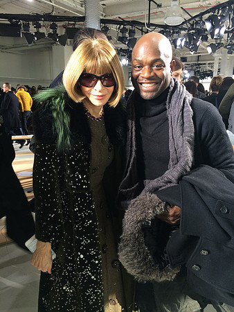 Joseph Hobbs and Anna Wintour