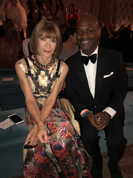 Joseph Hobbs and Anna Wintour