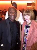Joseph Hobbs and Anna Wintour