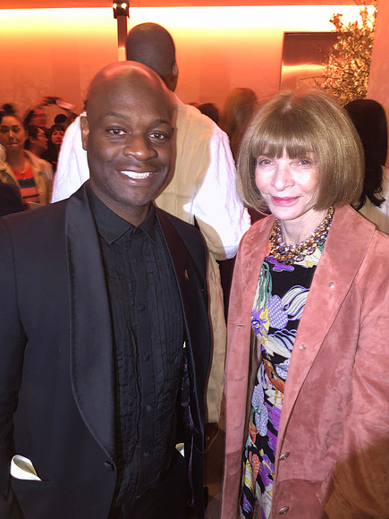 Joseph Hobbs and Anna Wintour
