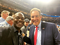 Joseph Hobbs and Jim Nantz