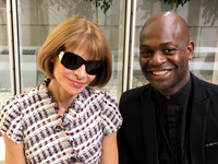 Joseph Hobbs and Anna Wintour