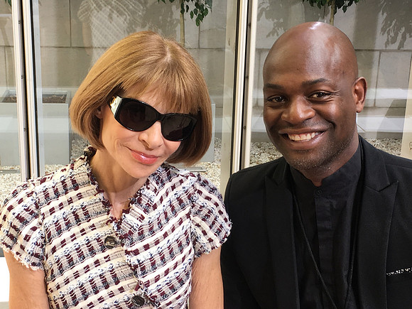 Joseph Hobbs and Anna Wintour