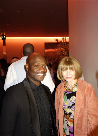 Joseph Hobbs and Anna Wintour
