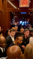 Joseph Hobbs and Lewis Hamilton