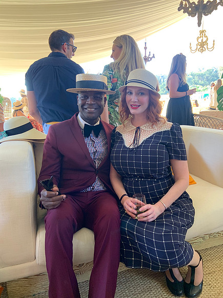 Joseph Hobbs and Christina Hendricks