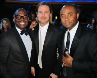 Joseph Hobbs and Brad Pitt