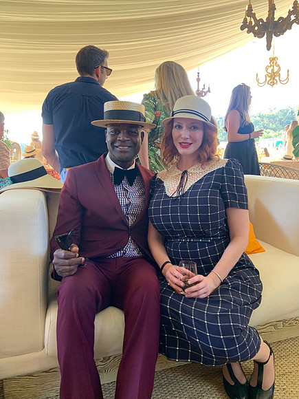 Joseph Hobbs and Christina Hendricks