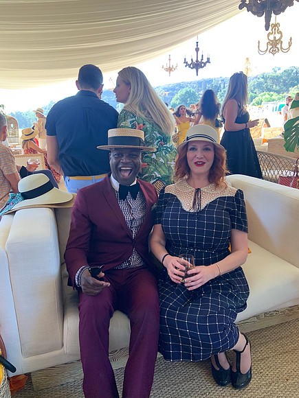 Joseph Hobbs and Christina Hendricks