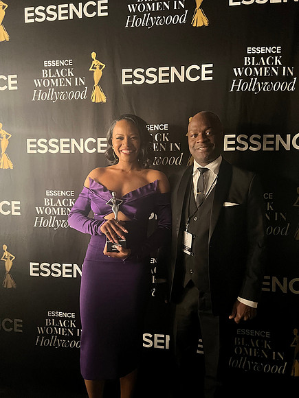 Joseph Hobbs and Chanté Adams