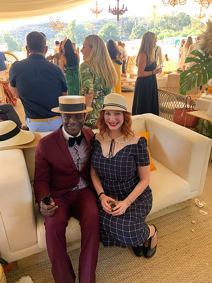 Joseph Hobbs and Christina Hendricks