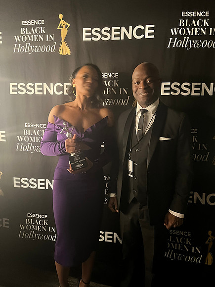 Joseph Hobbs and Chanté Adams
