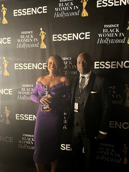 Joseph Hobbs and Chanté Adams