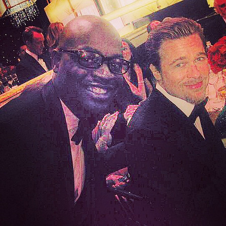 Joseph Hobbs and Brad Pitt