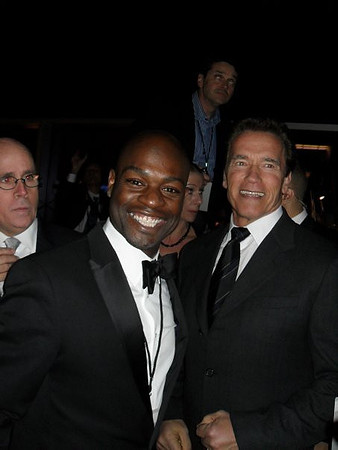 Joseph Hobbs and Arnold Schwarzenegger