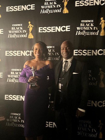 Joseph Hobbs and Chanté Adams