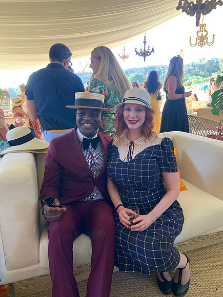 Joseph Hobbs and Christina Hendricks