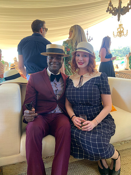 Joseph Hobbs and Christina Hendricks