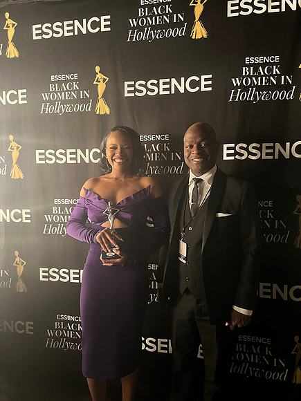 Joseph Hobbs and Chanté Adams