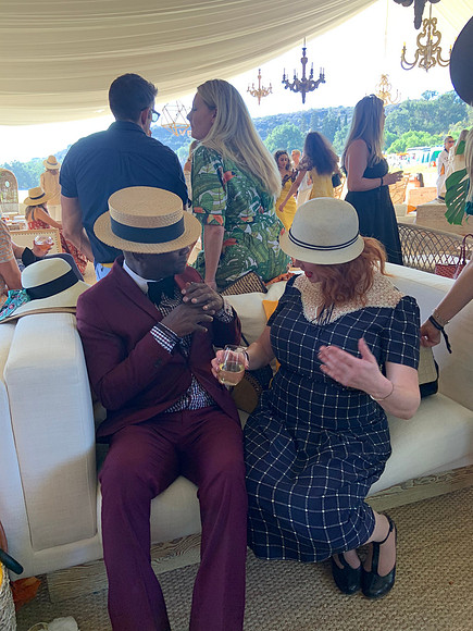 Joseph Hobbs and Christina Hendricks