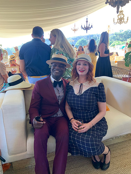 Joseph Hobbs and Christina Hendricks
