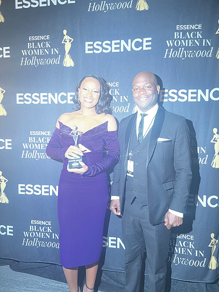 Joseph Hobbs and Chanté Adams