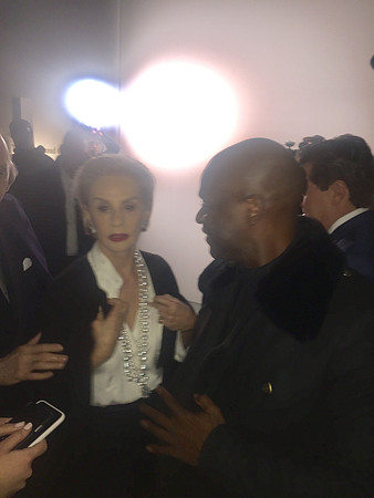 Joseph Hobbs and Carolina Herrera