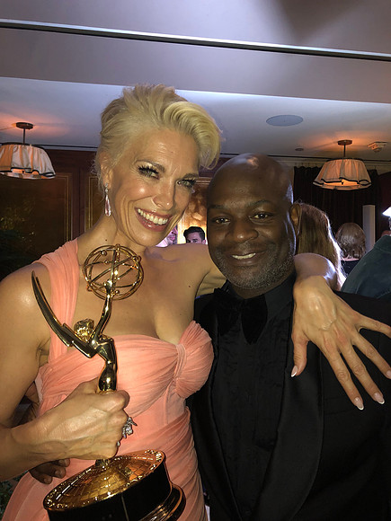 Joseph Hobbs and Hannah Waddingham