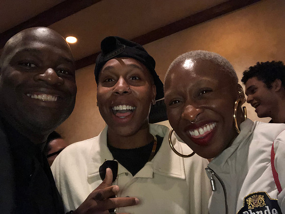 Joseph Hobbs and Cynthia Erivo
