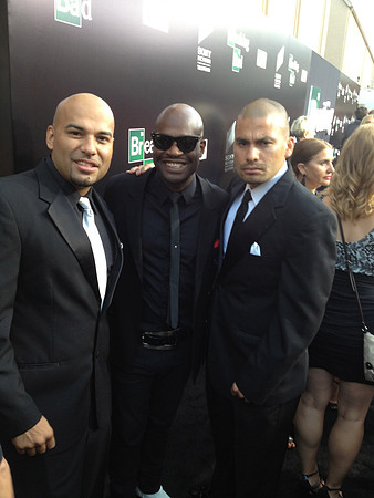 Joseph Hobbs with Daniel and Luis Moncada