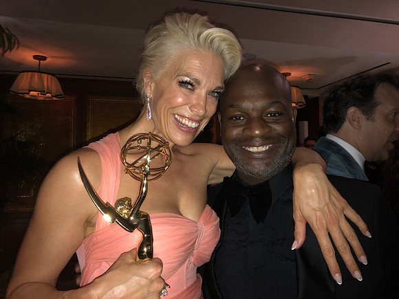 Joseph Hobbs and Hannah Waddingham