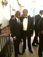 Joseph Hobbs and Patrice Motsepe