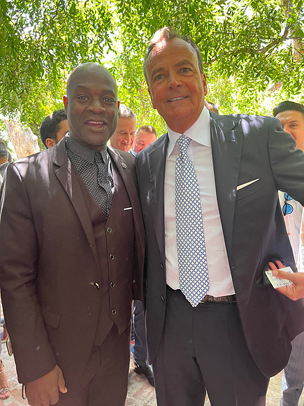Joseph Hobbs and Rick Caruso