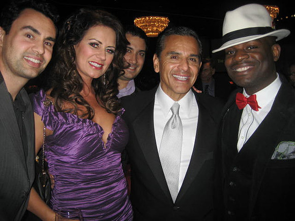 Joseph Hobbs and Antonio Villaraigosa