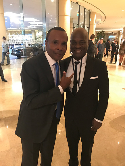 Joseph Hobbs and Sugar Ray Leonard