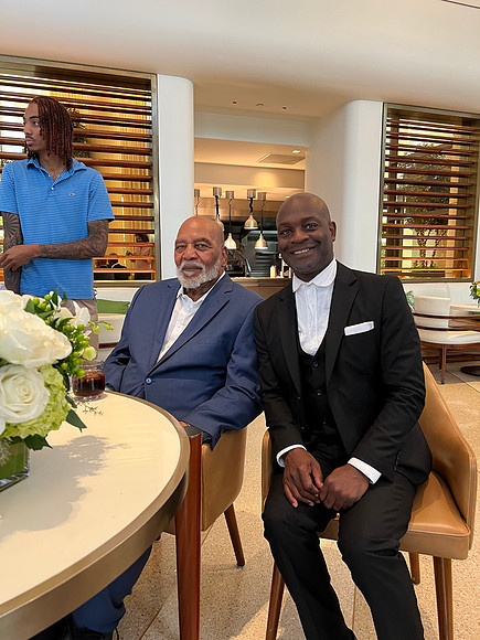 Joseph Hobbs and Jim Brown