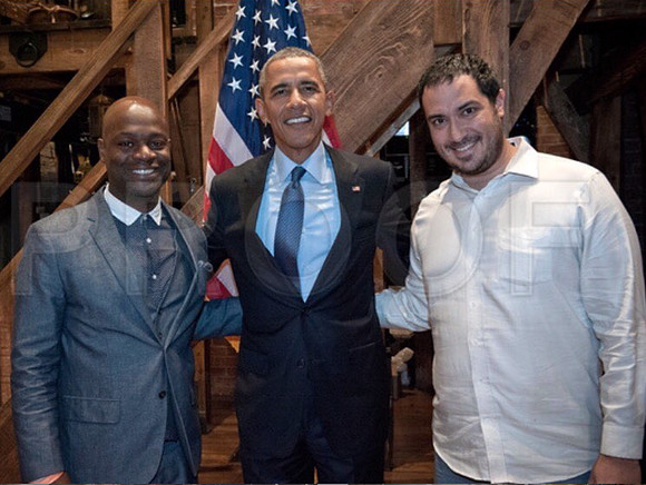 Joseph Hobbs and Barak Obama