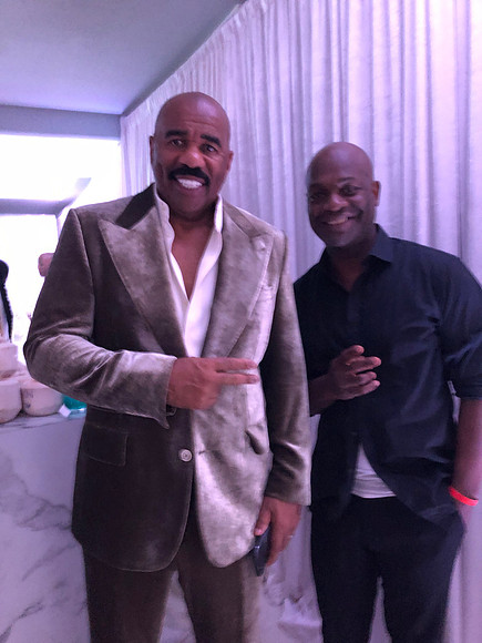Joseph Hobbs and Steve Harvey