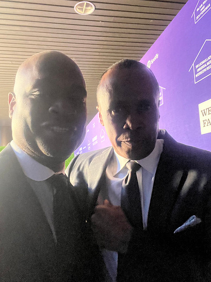 Joseph Hobbs and Sugar Ray Leonard