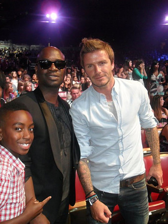 Joseph Hobbs and David Beckham