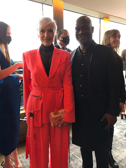 Joseph Hobbs and Maye Musk