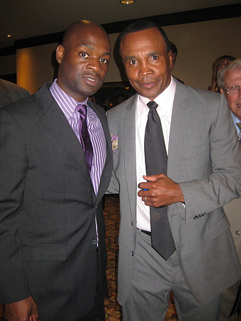 Joseph Hobbs and Sugar Ray Leonard
