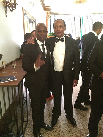 Joseph Hobbs and Patrice Motsepe