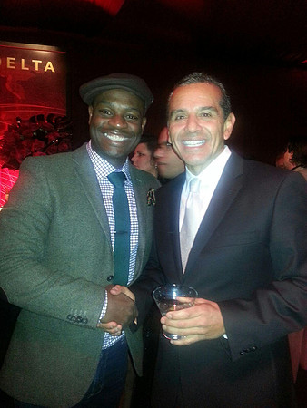 Joseph Hobbs and Antonio Villaraigosa